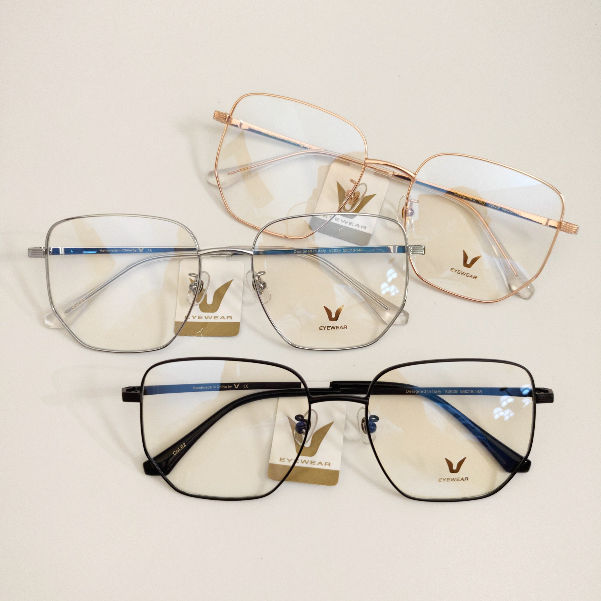 微帕v牌新款专柜正品个性轻全框眼镜架男女光学眼镜架v2629