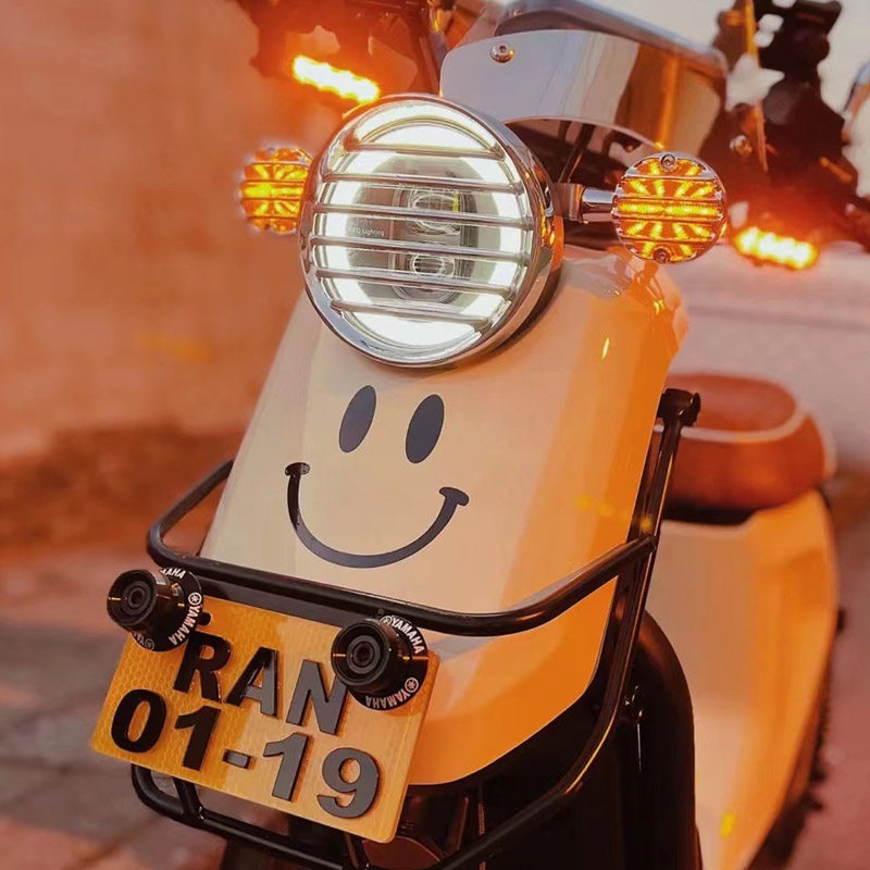 小牛u1 u b u 电动车创意贴纸笑脸装饰贴纸防水贴膜uqi