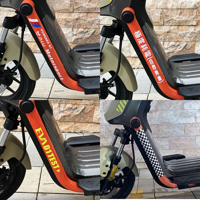 小牛车挂耳杆黑白格子