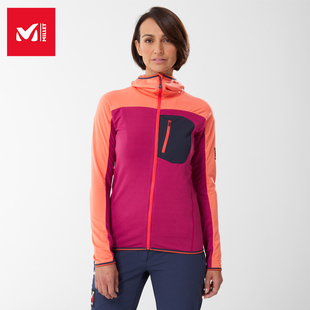 MILLET觅乐抓绒衣女士三部曲轻量排汗透气外套春秋 MIV8442