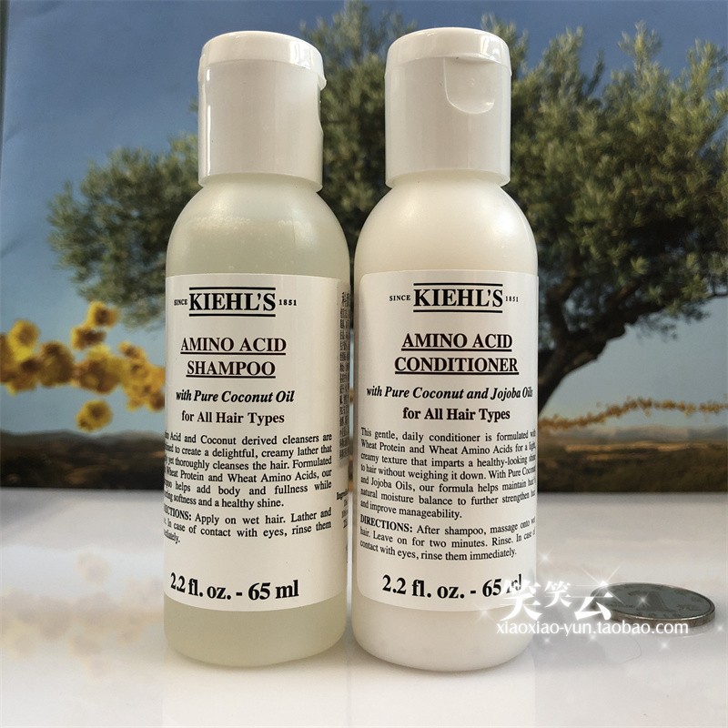 科颜氏新氨基椰香洗发啫喱/护发素乳液65ml 柔顺保湿深层洁净小样