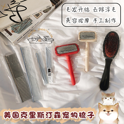 克莉丝汀森脸宠物排梳针梳梳子