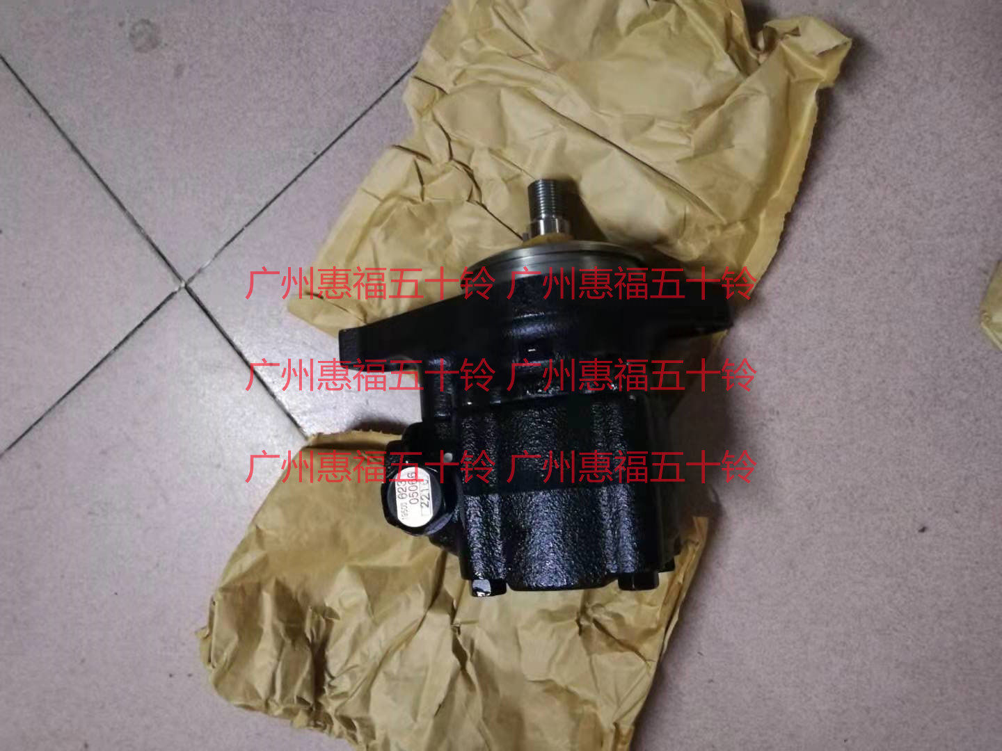 五十铃 方向机助力泵总成 6UZ1  VC46 VC61 巨咖 庆铃拖头车配件