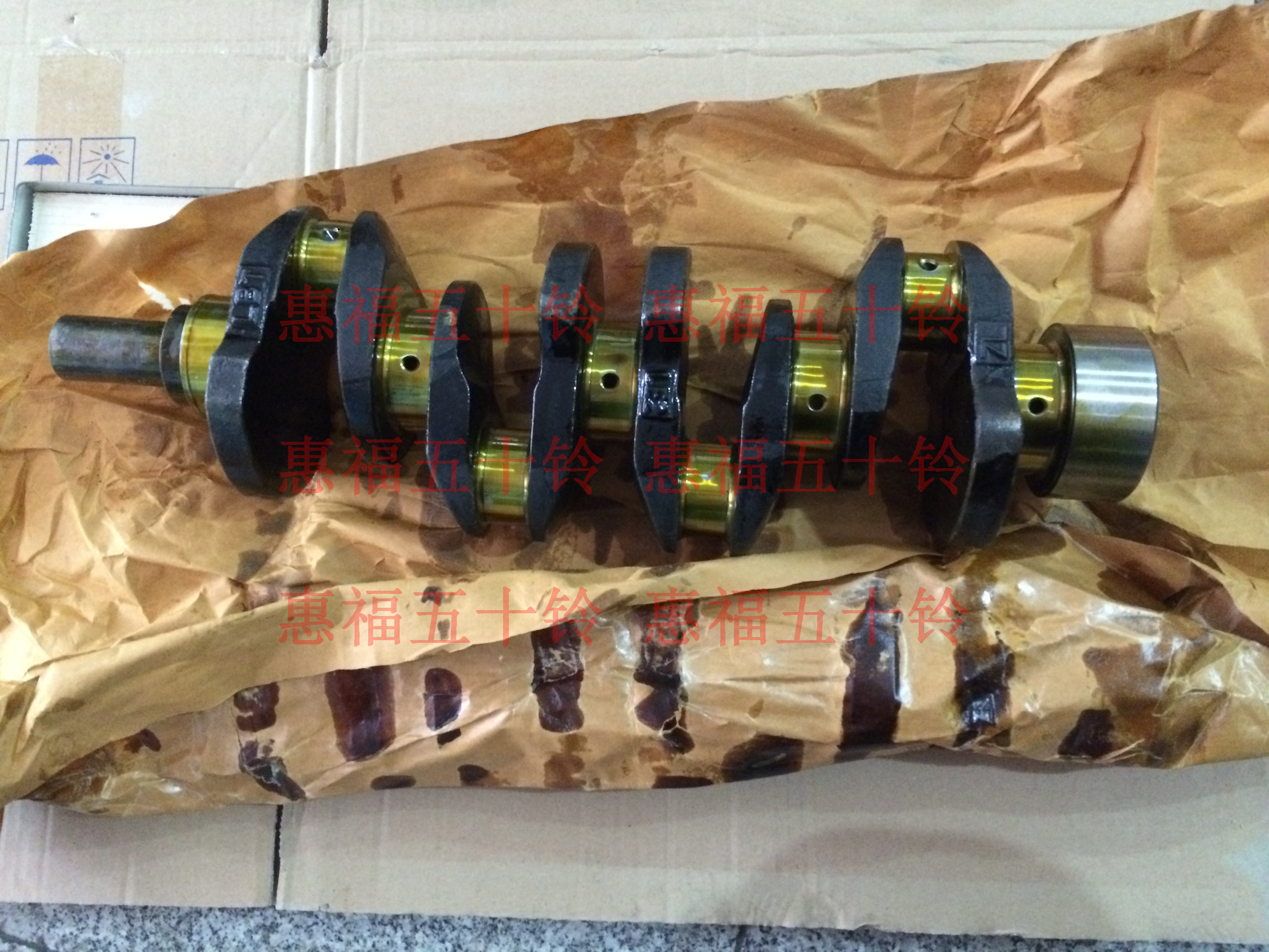 五十铃 发动机曲轴 4LE2 日立住友凯斯神钢挖机