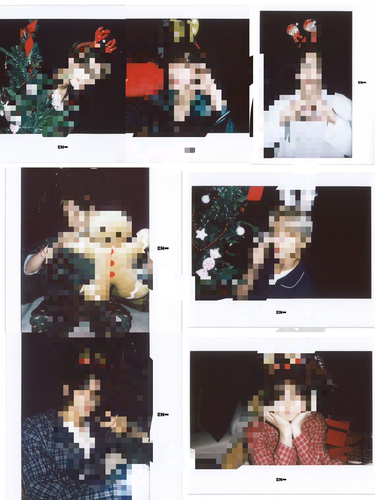 thumbnail for Christmas Polaroid compilation 5.4*8.5cm, 20 single photos, a total of 160 photos