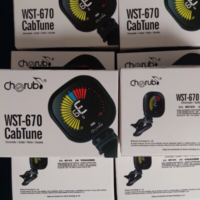 全新小天使WST-670充电式调音器 吉他贝司尤克里里小提琴 校音表