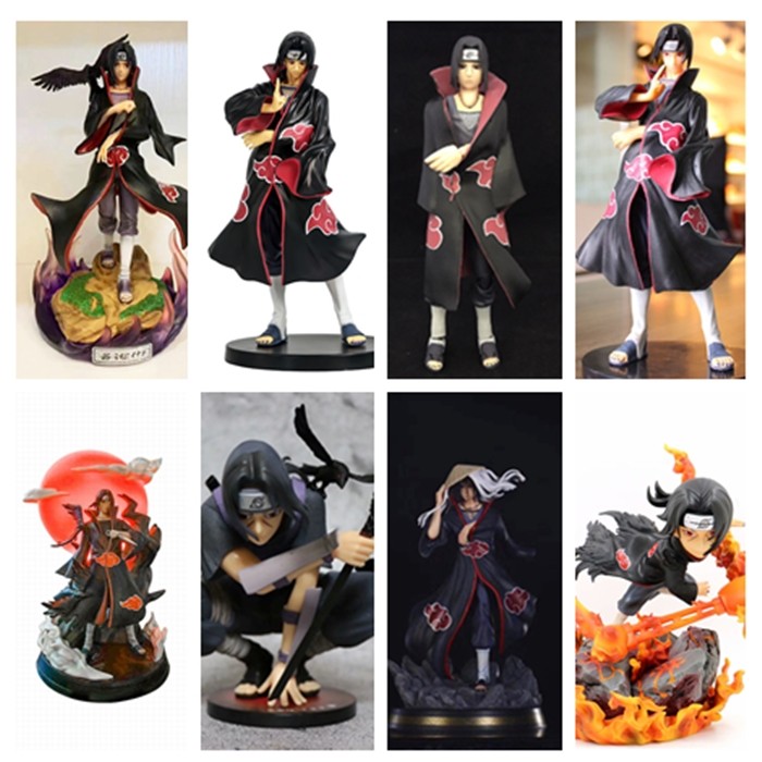 新款火影 宇智波鼬 鼬 蹲姿 暗部鼬乌鸦 晓组织 手办 模型 桌摆件