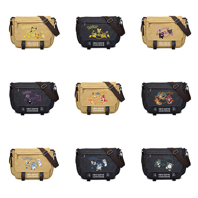 宠物小精灵  动漫帆布挎包单肩包KBP-7