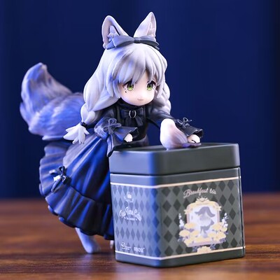 RIBOSE STAR 影法師 可爱 茶会猫 狸花猫 模型 公仔摆件