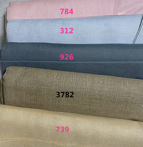 公园亚麻布DMC多色高CT布料