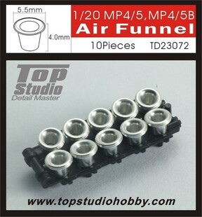 Top Studio TD23072 1/20 MP4/5B 引擎进气漏斗 配田宫 89720