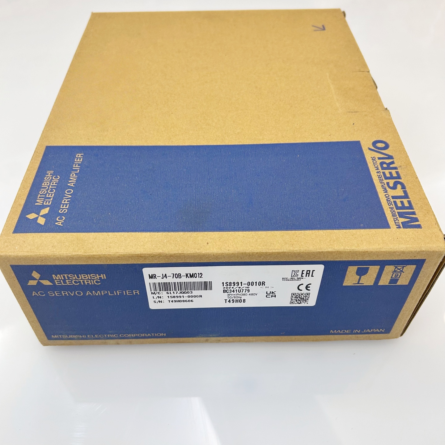 全新JUKI JX-350 X轴三菱伺服驱动器MR-J4-70B-KM012质保一年