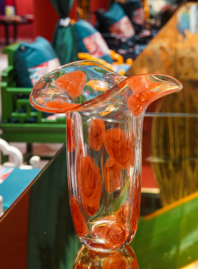 【本尼家】JC17玫瑰花园花瓶桌面装饰摆件