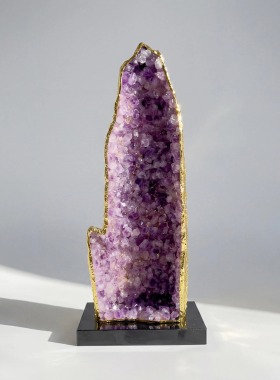 【本尼家】HY226现代轻奢装饰水晶洞饰品客厅电视柜桌面玄关摆件