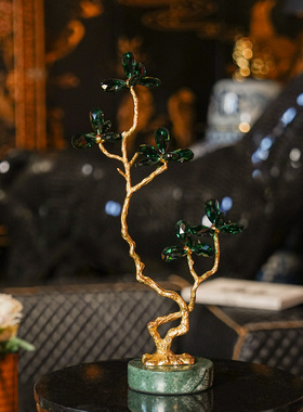 【本尼家】HY30现代轻奢装饰树饰品家居客厅电视柜桌面玄关摆件