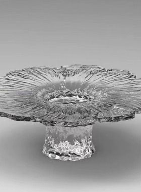 【本尼家】TY16轻奢简约透明荷花茶几家用创意花瓣形1米长茶几