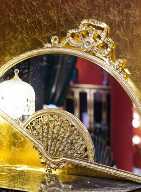 【本尼家】A8法式中国风铜配镜子装饰创意摆设