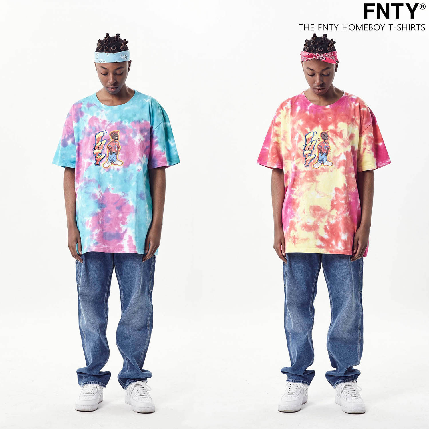 【FNTY】THE FNTY HOMEBOY TEE 涂鸦扎染2PAC|msdalam kategori Pakaian Lelaki, baju-T - dari Buy2taobao.com untuk memberikan perkhidmatan ejen Taobao profesional membeli