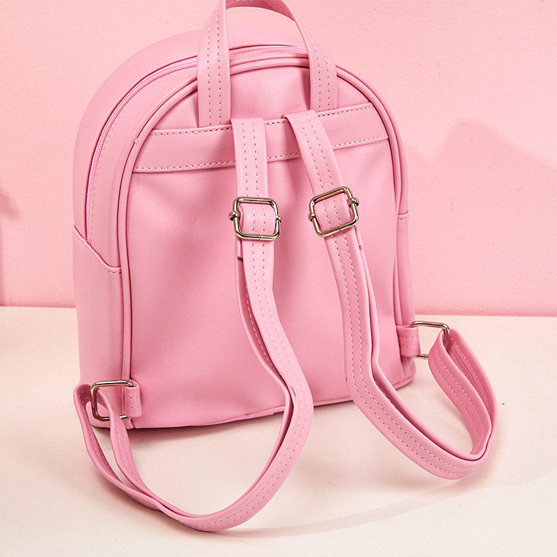 新款女童双肩包休闲旅游棒棒糖小书包LED灯时尚可爱公主儿童背包