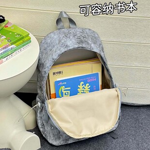 韩版ins小众满天星双肩包女初中生书包大容量高颜值轻便简约背包