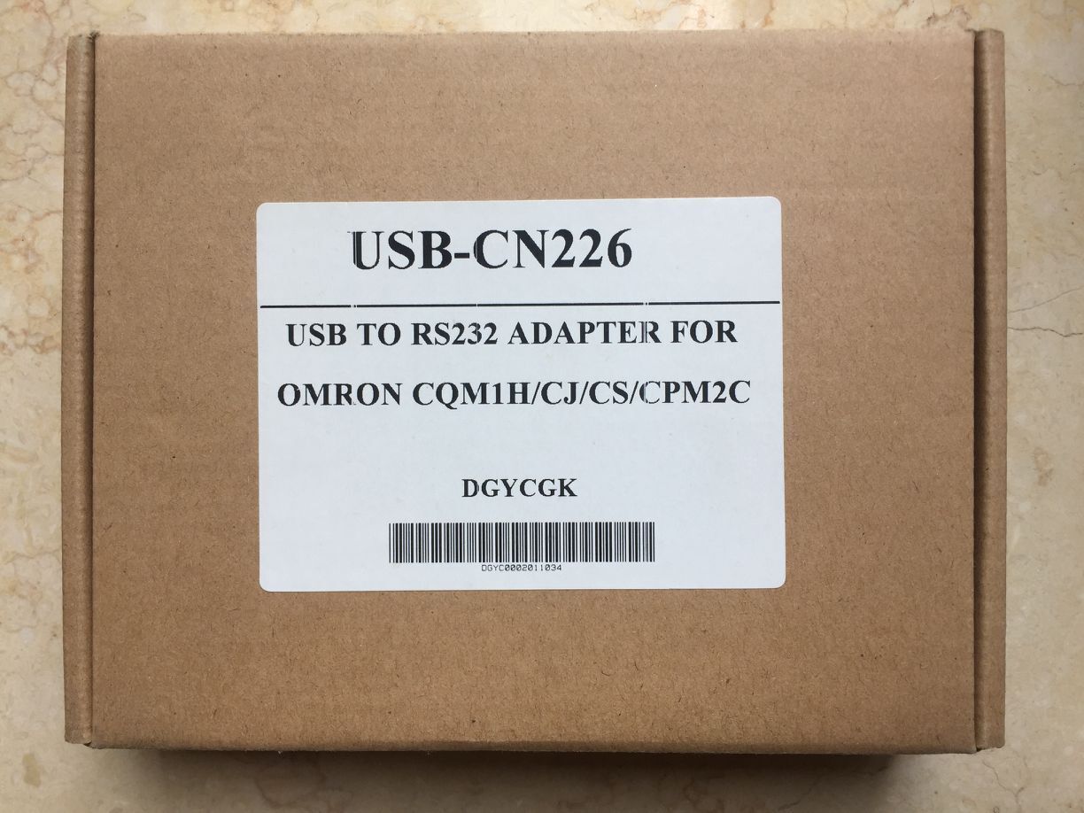 欧姆龙编程电缆USB-CN226适用CS/CJ/CQM1H/CPM2C扁口下载线需议价