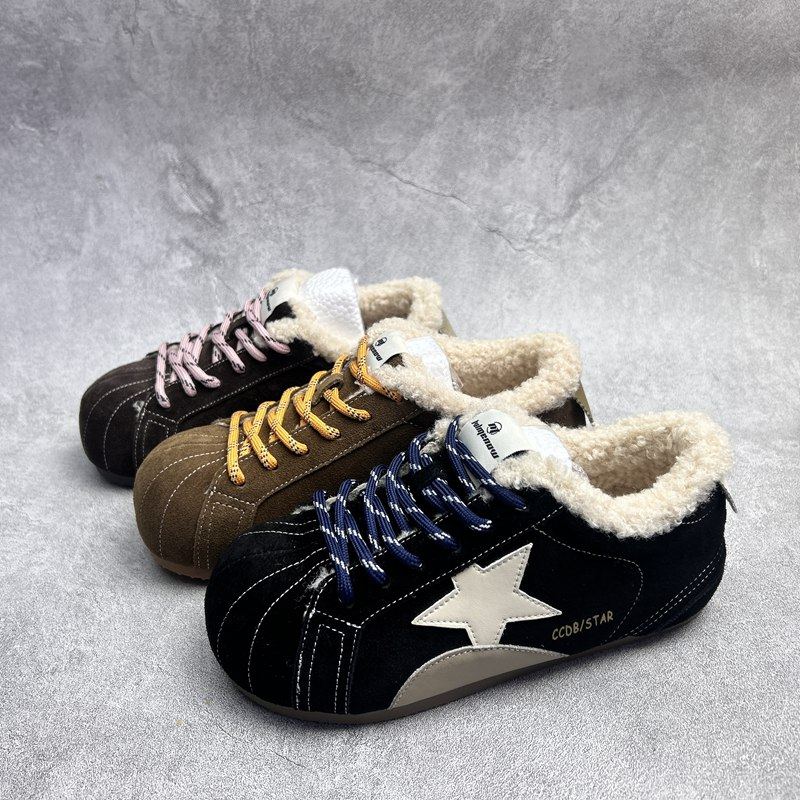 2025断码秋季真皮新款女鞋厚底休闲深口时尚牛皮百搭加绒女棉鞋,女鞋,深口单鞋,淘宝优惠券,粉丝福利购,淘宝优惠卷