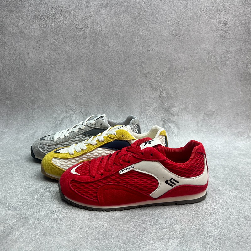 工厂断码pu运动鞋女2025秋季新款德训鞋阿甘鞋厚底增高女板鞋