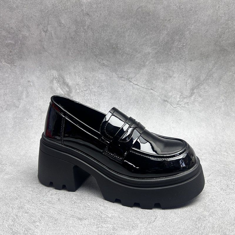 2026春季新款女鞋漆皮厚底休闲深口套脚舒适百搭软底透气女单鞋,女鞋,深口单鞋,淘宝优惠券,粉丝福利购,淘宝优惠卷