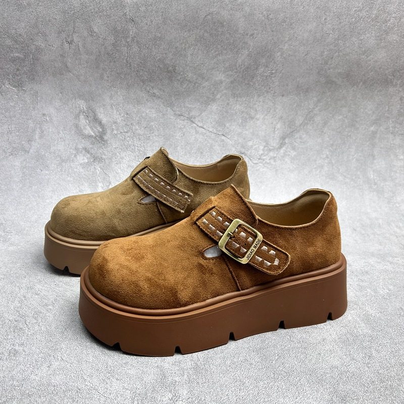 2026春季新款女鞋超纤厚底休闲深口套脚舒适百搭软底透气女单鞋,女鞋,深口单鞋,淘宝优惠券,粉丝福利购,淘宝优惠卷