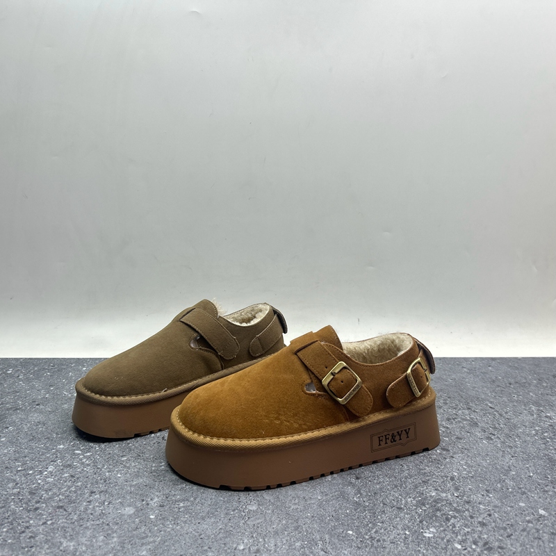 工厂2024秋冬断码超纤女鞋