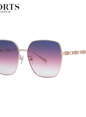 正品PORTS宝姿太阳镜女时尚款大框修饰脸型高清遮阳墨镜 PSF21306