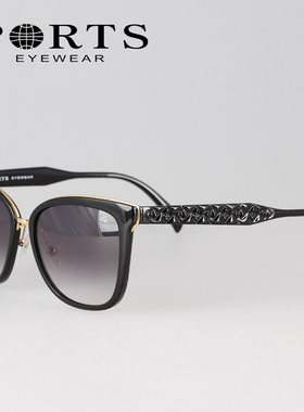 2023年PORTS宝姿太阳镜女士时尚休闲大框眼镜遮阳镜墨镜 PSF14819