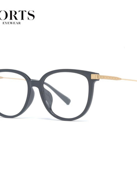 PORTS宝姿眼镜架女近视镜大框超轻钛架时尚配近视大脸框 POF22436