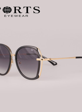 PORTS宝姿墨镜女彩片太阳镜防紫外线遮阳开车驾驶镜装饰 PSF11907