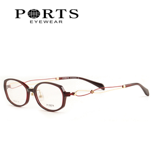PORTS宝姿镜架近视镜框轻时尚 女款眼镜框全框超轻小框  POF24002