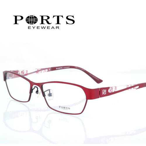 PORTS宝姿眼镜框女款轻型全框合金眼镜架配成品近视眼 POF11234