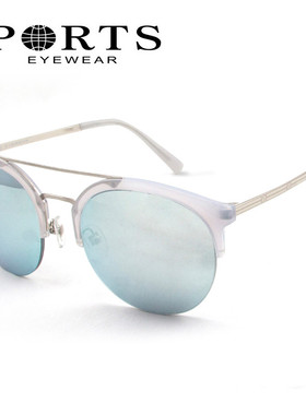 PORTS宝姿太阳眼镜女潮蛤蟆镜炫彩膜百搭墨镜水银亮膜 PSF14711