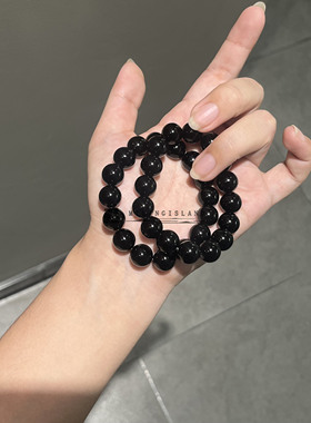 觅灵屿黑武士男女款中性风手链