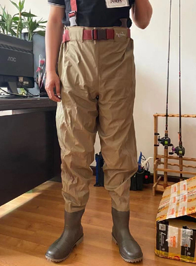 日本prox普罗克斯涉水裤半全身钓鱼裤赶海路亚防水透气超轻下水裤