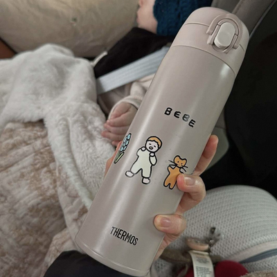 韩国新正品膳魔师THERMOS联名zeroperzero可爱不锈钢保温杯500ml