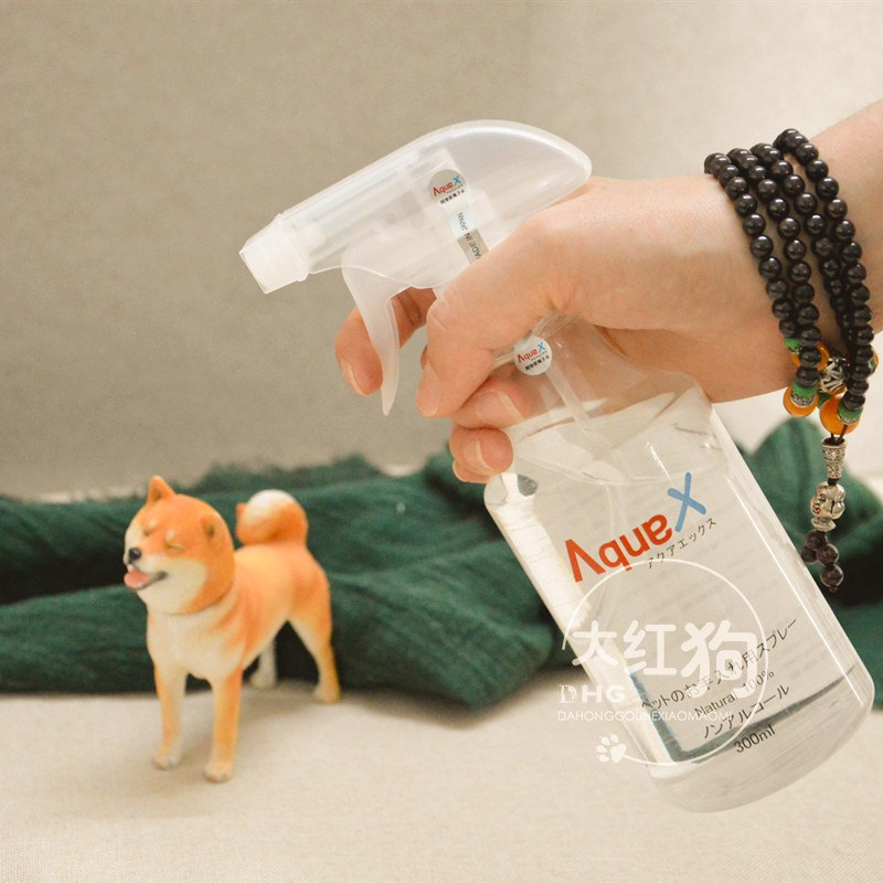日本Aquax离子水宠物除臭美毛喷剂防静电可舔舐猫狗干洗香波