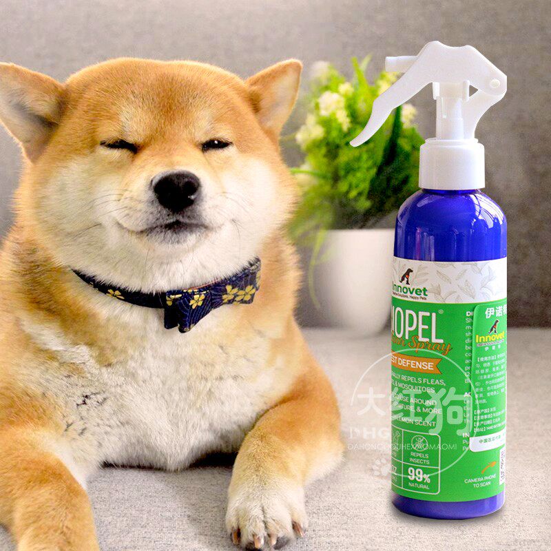 美国进口伊诺特杀菌防蚊虫叮咬喷雾柴犬除跳蚤体外驱虫喷剂240ml