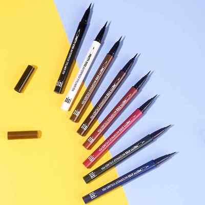 Colorful eyeliner pen female waterproof black brown 眼线笔女