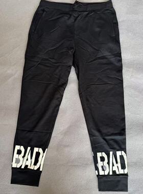 李宁正品男春秋针织缩腿反伍篮球训练运动裤大码4X5X