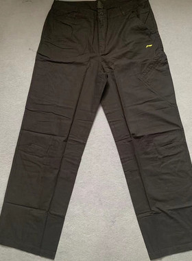 李宁正品男款CBA赞助款休闲长裤加肥加大黑色西裤8X9X运动裤直筒