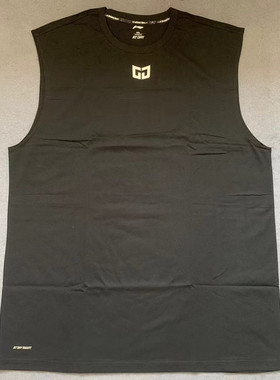 李宁正品男夏款篮球背心坎肩大码针织5X6X7X8X9X加肥宽松无袖透气