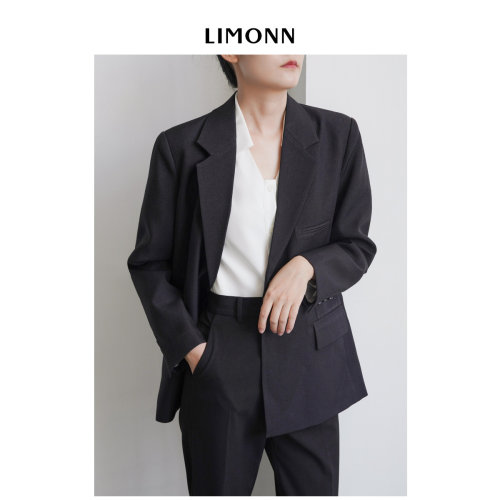 LIMONN 通勤气质高级感西装外套女新款职业通勤面试西服上衣