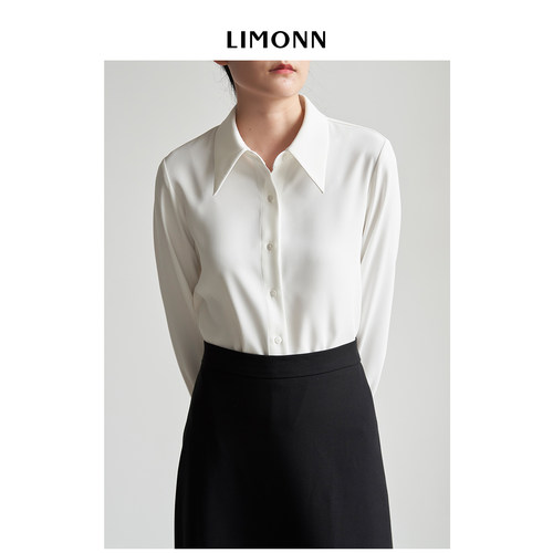 LIMONN通勤长袖衬衫女