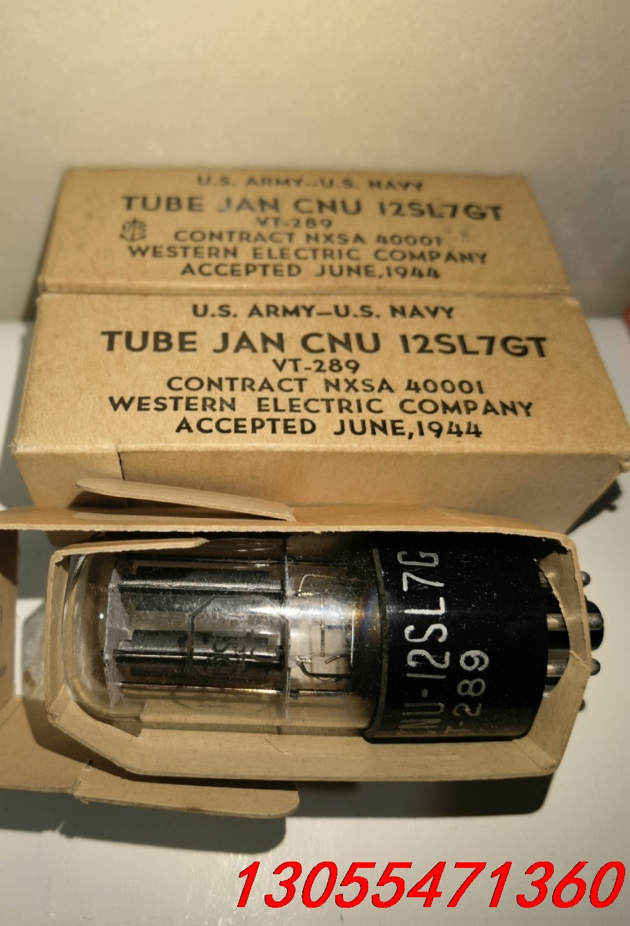 议价全新原包装国西电VT-189/12SL7