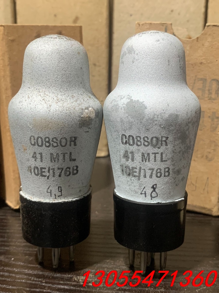 议价全新原盒 英国COSSOR 41MTL=RE904，看盒子年